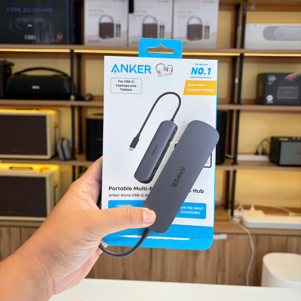 Đánh Giá Hub 7in1 Anker Nano A83D2: Nhỏ Gọn, Bền Bỉ, Tản Nhiệt Vỏ Nhôm