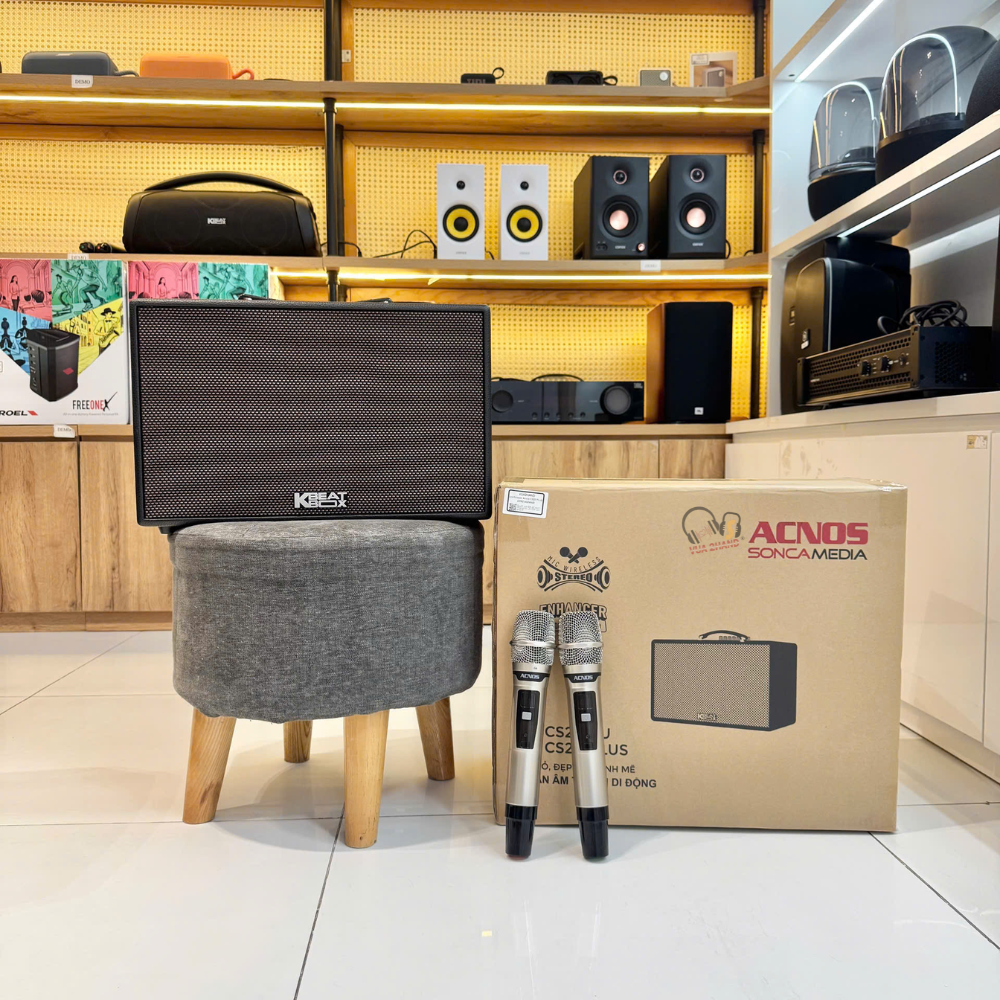 Top loa karaoke xách tay đáng mua nhất gọi tên ACNOS CS201 Plus?