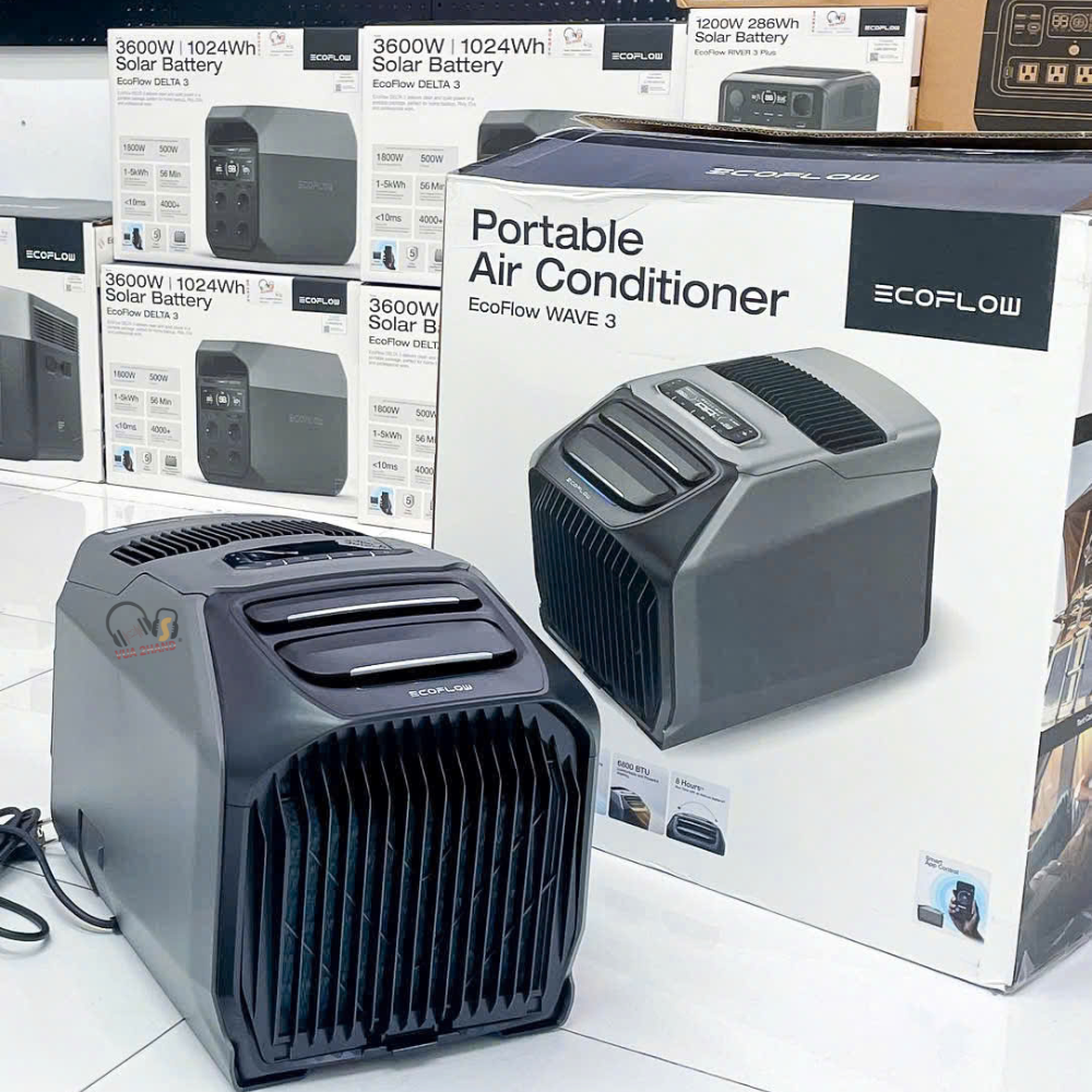 EcoFlow Wave 3 máy điều hòa di động có chức năng làm lạnh sưởi ấm, chạy bằng pin