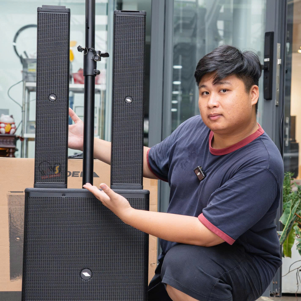SESSION 6 Loa Cột Cao cấp cho Live Band và DJ, Công suất Đỉnh 2400W