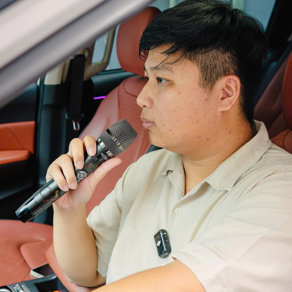 MICAR 3 Live Giải Pháp Micro Cho Karaoke Xe Hơi, Live Stream, Vang Số