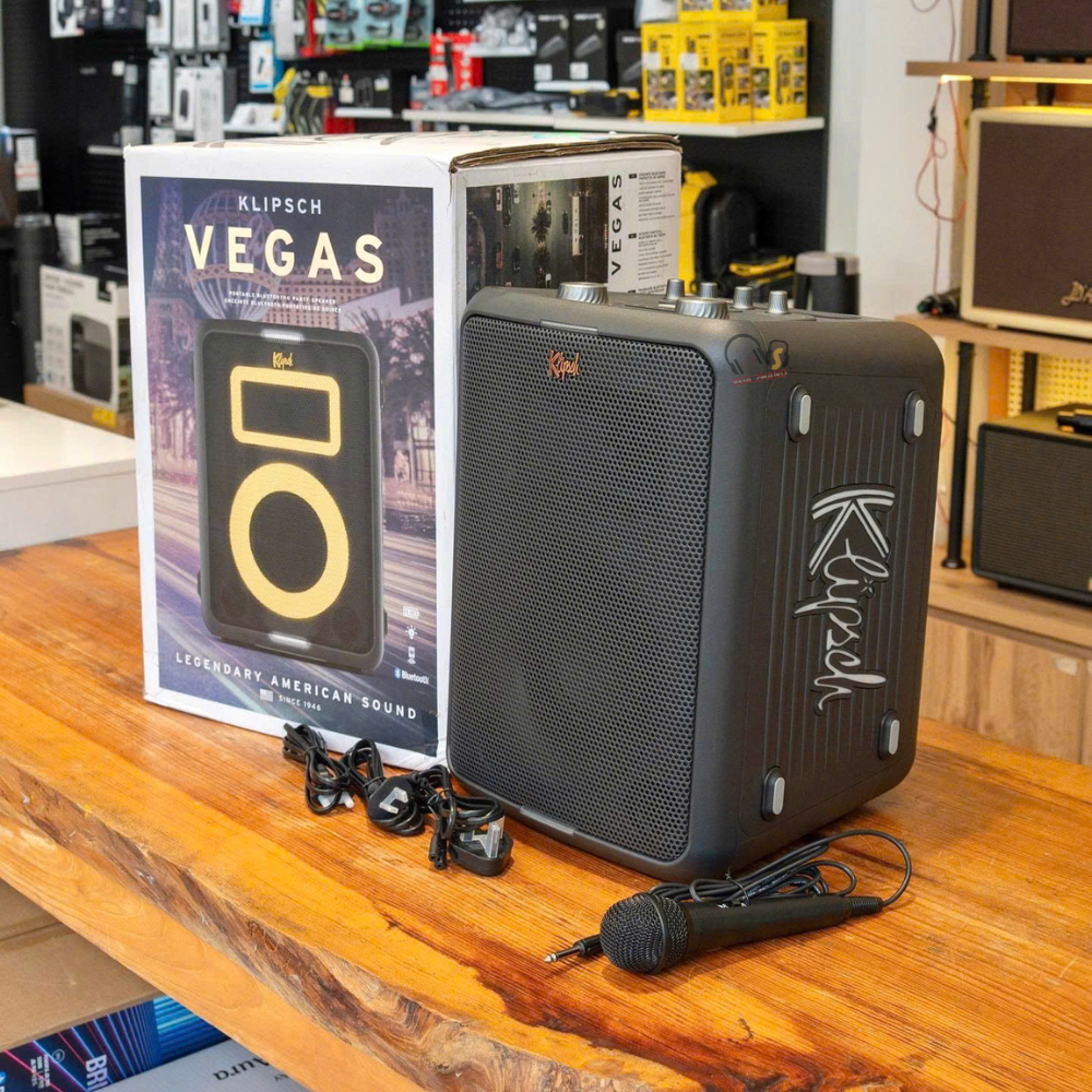 Klipsch Vegas cỗ máy tiệc tùng bùng nổ âm sắc từ Mỹ