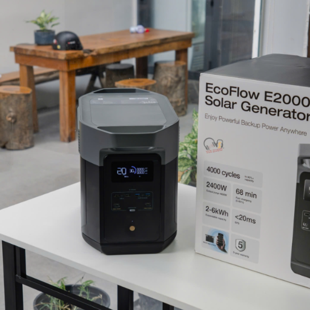 EcoFlow E2000 trạm năng lượng di động hàng đầu trên thị trường đáng mua nhất