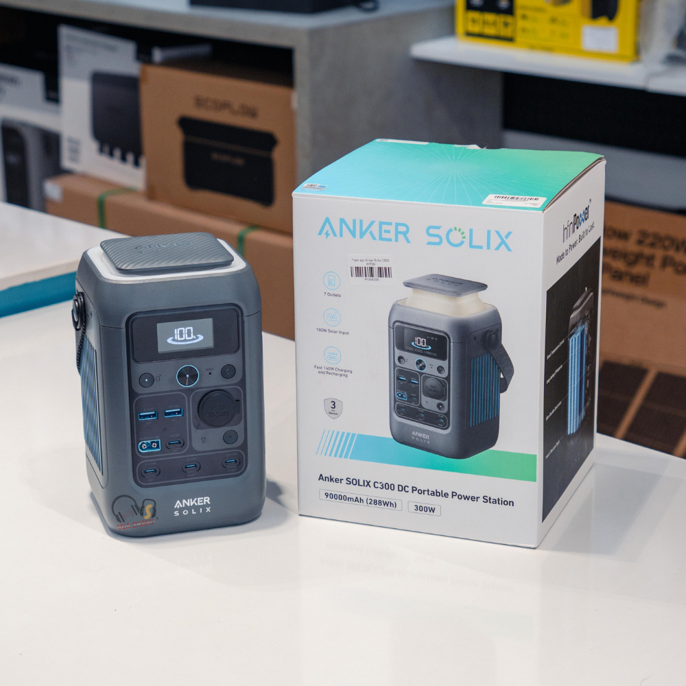 Trên tay Anker SOLIX C300 DC: Pin LiFePO4, sạc nhanh hai chiều 240W