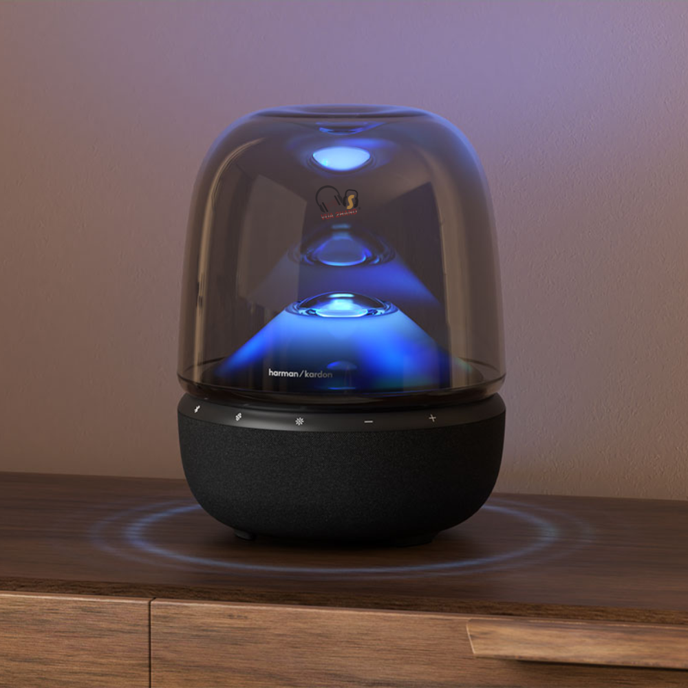 Harman Kardon Aura Studio 5 – Hệ thống loa để bàn với âm thanh và ánh sáng kỳ diệu