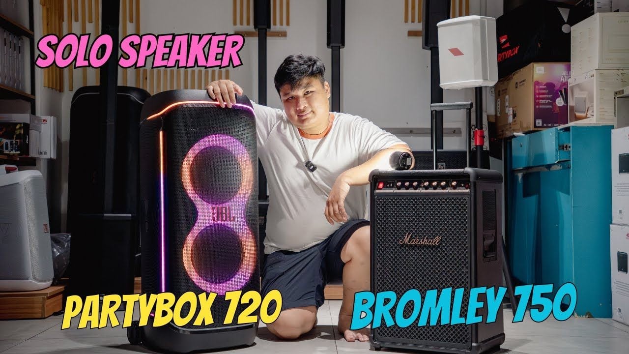 MARSHALL 500W VS JBL 800W: Bromley 750 VS PartyBox 720