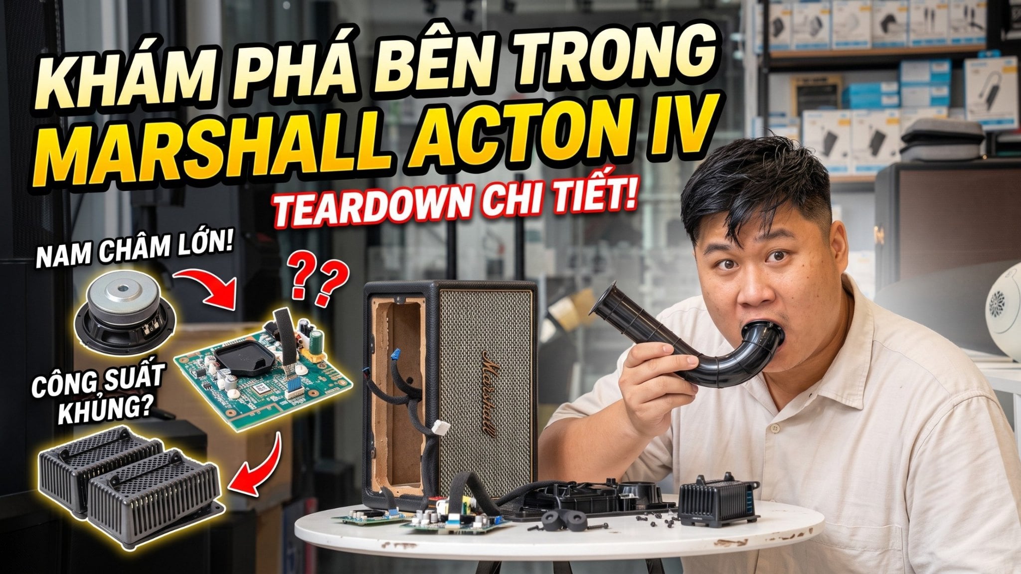 Teardown Marshall Acton IV: Nâng Cấp Đáng Giá Hay Bình Mới Rượu Cũ?
