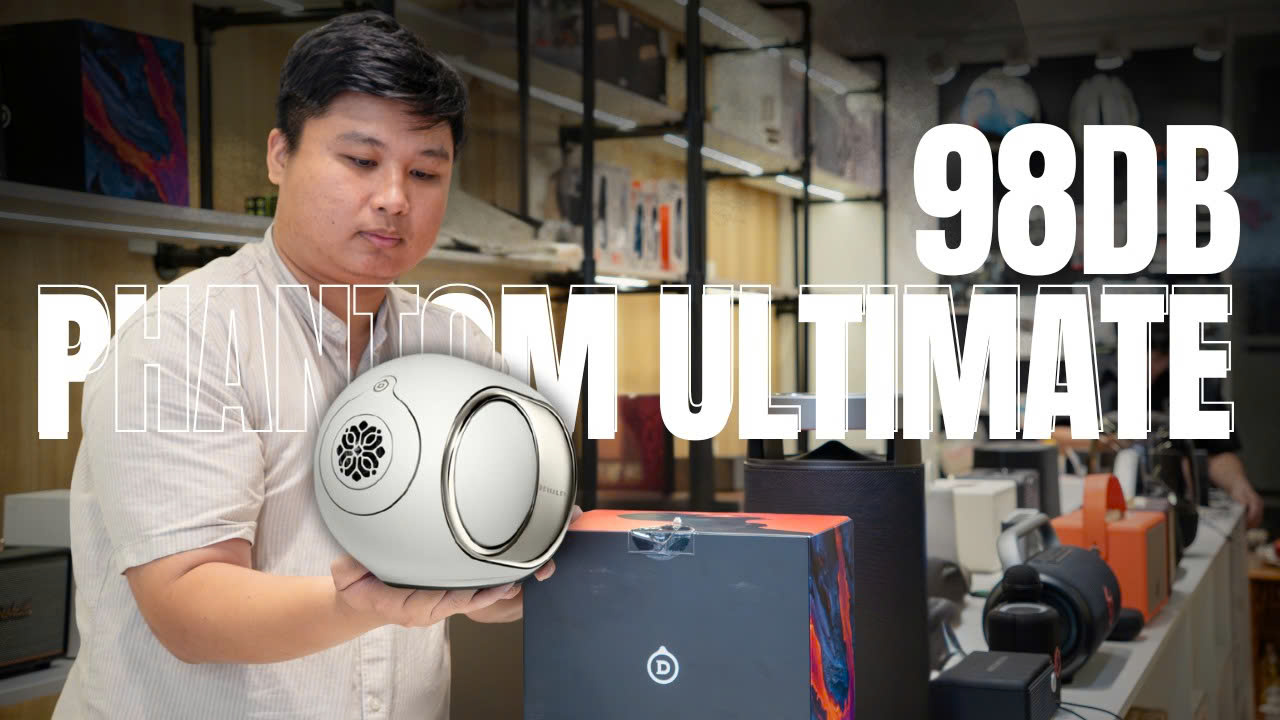 DEVIALET PHANTOM ULTIMATE 98DB khui hộp và trải nghiệm MADE IN FRANCE