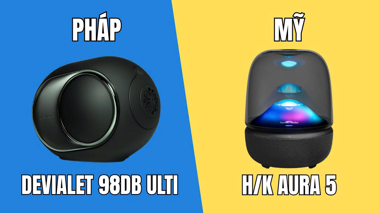 Devialet Phantom Ultimate 98dB VS Harman Kardon Aura Studio 5 solo