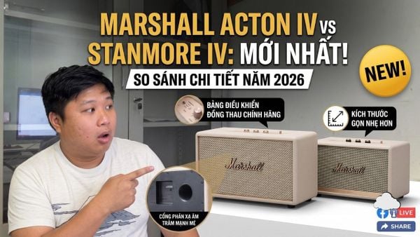 Marshall Stanmore IV và Acton IV mới ra mắt 2026 Vua2hand Introducing