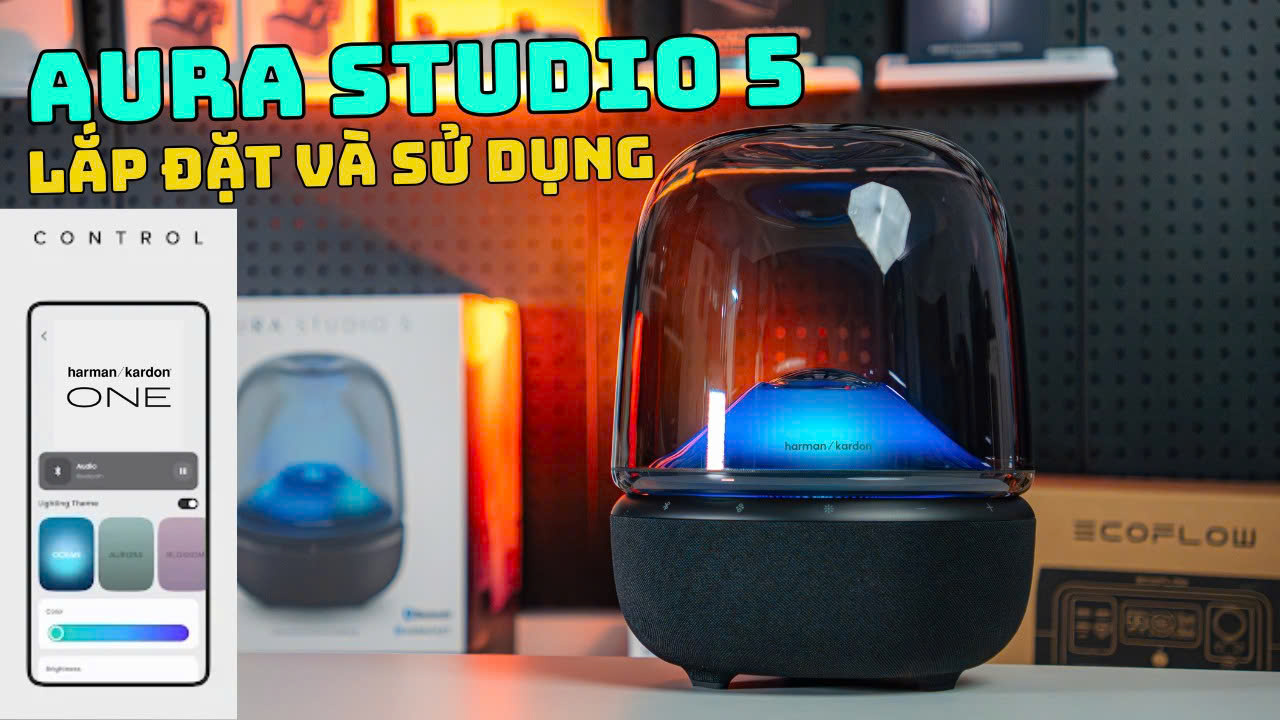 Harman Kardon Aura Studio 5 HƯỚNG DẪN LẮP ĐẶT VÀ SỬ DỤNG APP