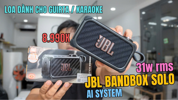 JBL BANDBOX SOLO Unboxing & Review - Bé Xíu mà có tích hợp Ai Sound
