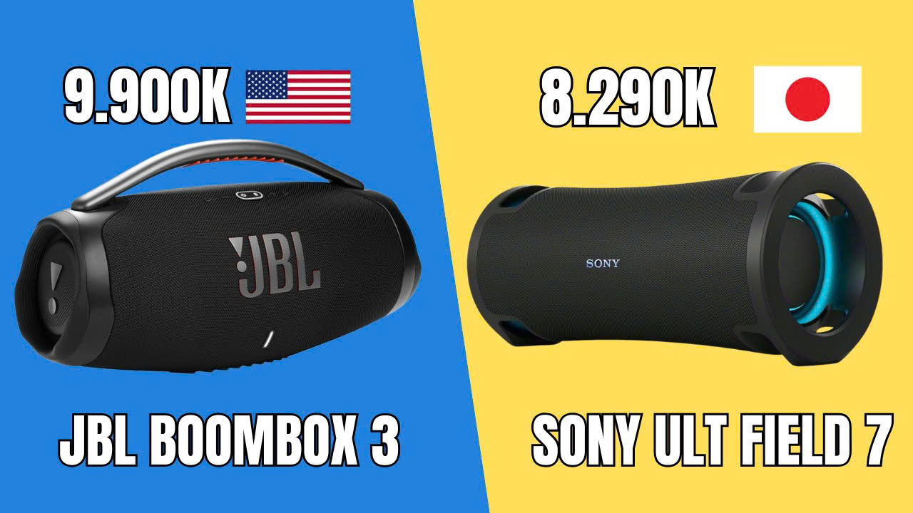 Sony ULT Field 7 vs JBL Boombox 3 Solo Speaker Sound Test