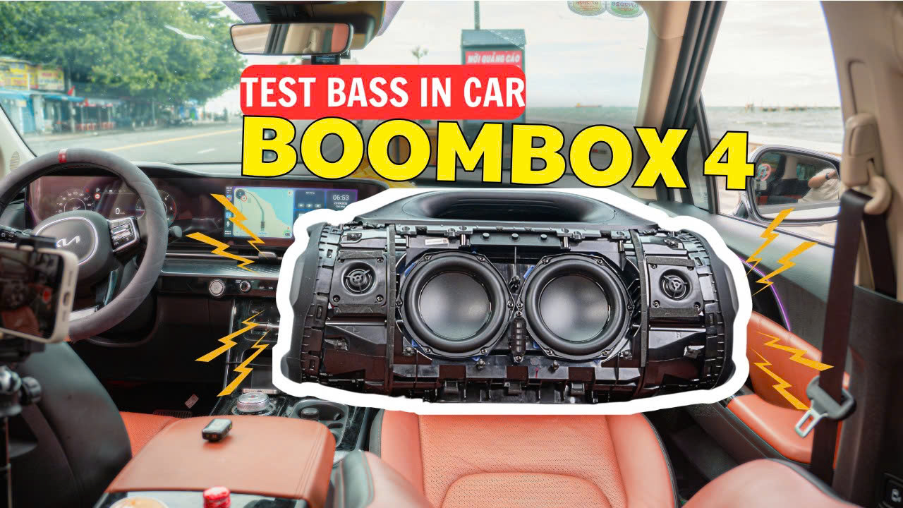 NỔ TUNG XE HƠI! JBL Boombox 4 Test Bass Trong Xe - Âm Thanh 210W CỰC KHỦNG!