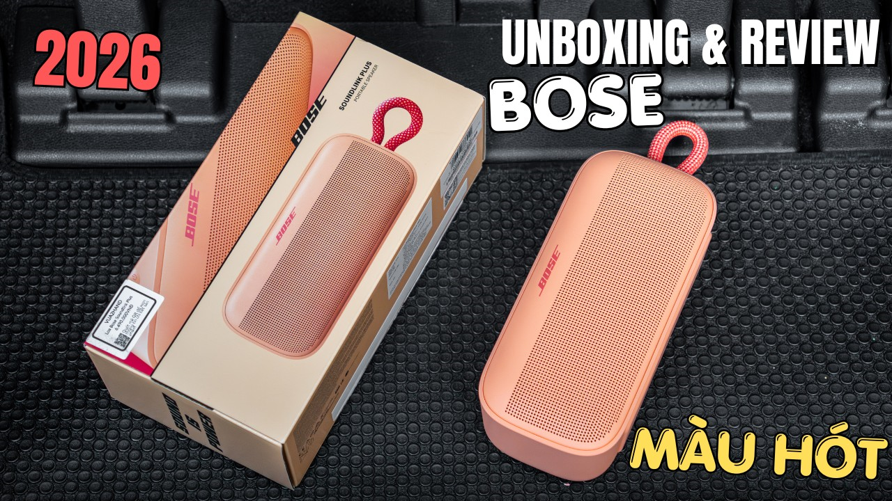 Bose SoundLink Plus (Orange) Màu Mới Đẹp Nhức Nhối, Nghe Phát Mê!