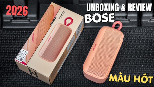 Bose SoundLink Plus (Orange) Màu Mới Đẹp Nhức Nhối, Nghe Phát Mê!