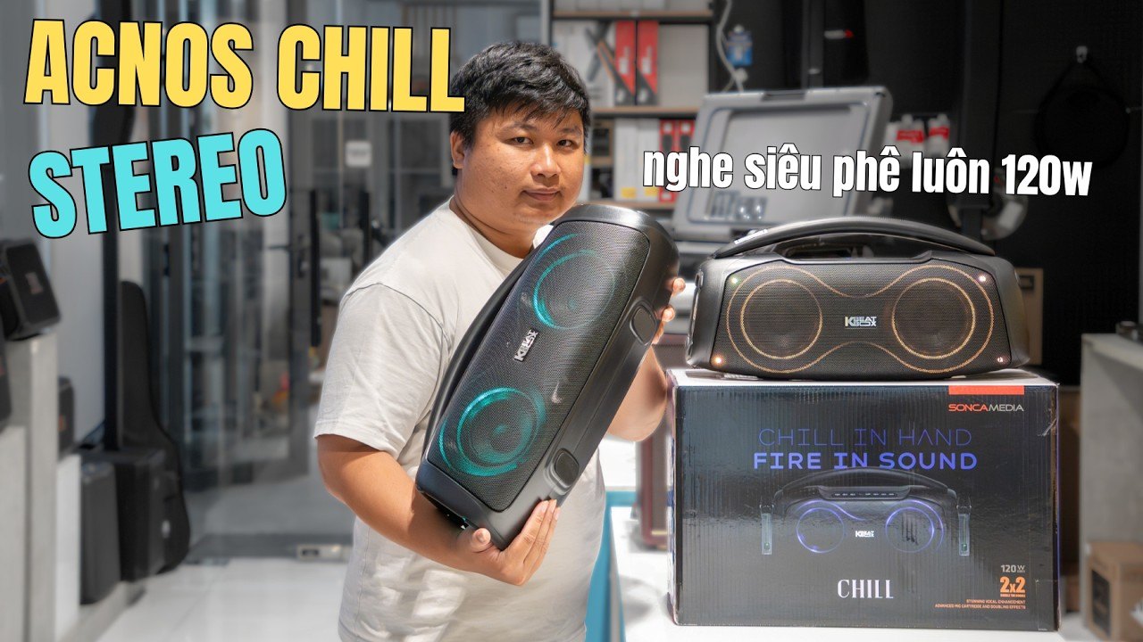 Lần đầu trải nghiệm kết nối 2 loa 120w - ACNOS
