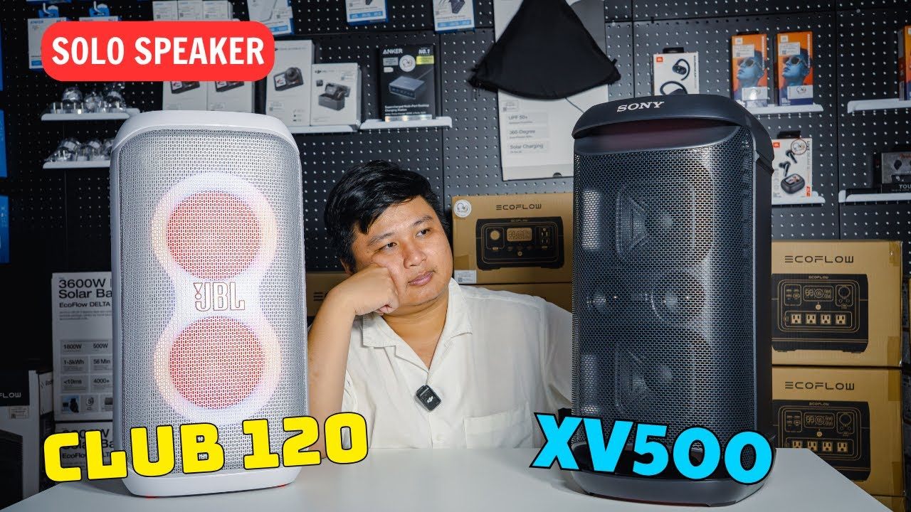 SONY SRS-XV500 VS JBL Club 120 NÊN CHỌN LOA NÀO ?