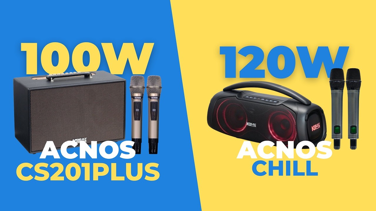 So Sánh Acnos Chill và CS201 Plus: Tìm Hiểu Sự Khác Biệt Giữa 2 loa