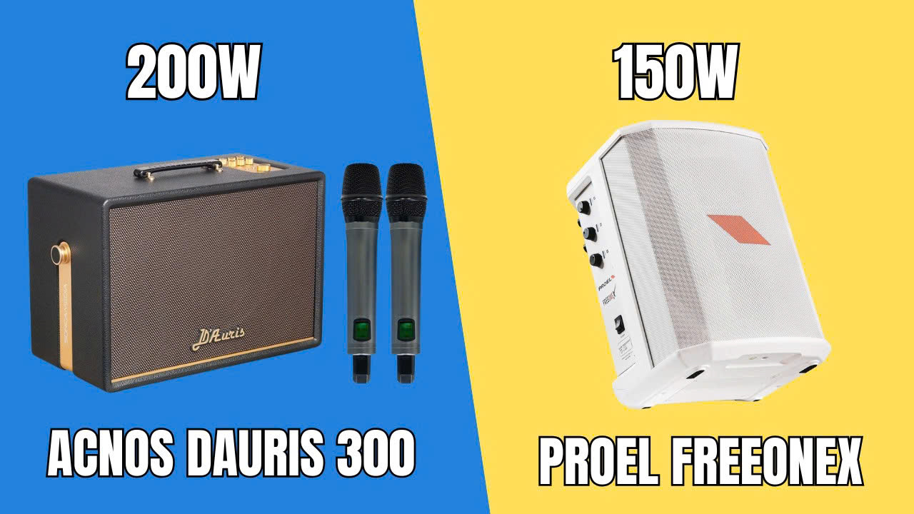 PROEL FREEONEX VS ACNOS D'AURIS 300: Đại Chiến Loa Ý & Loa Việt
