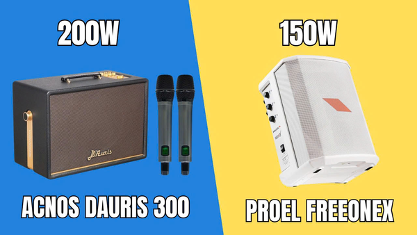 PROEL FREEONEX VS ACNOS D'AURIS 300: Đại Chiến Loa Ý & Loa Việt