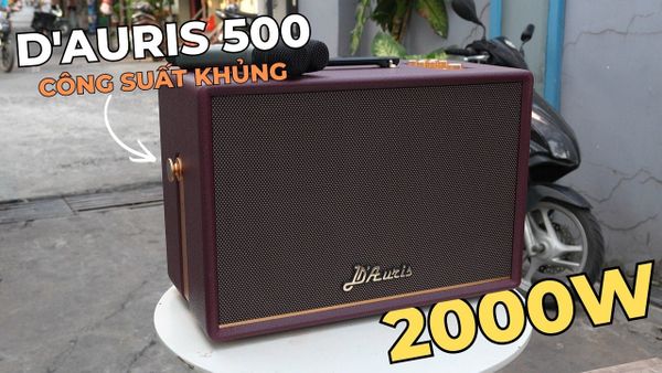 Acnos D auris 500 Tuyệt Phẩm Karaoke Hi-Fi 2026 - Unboxing & Review