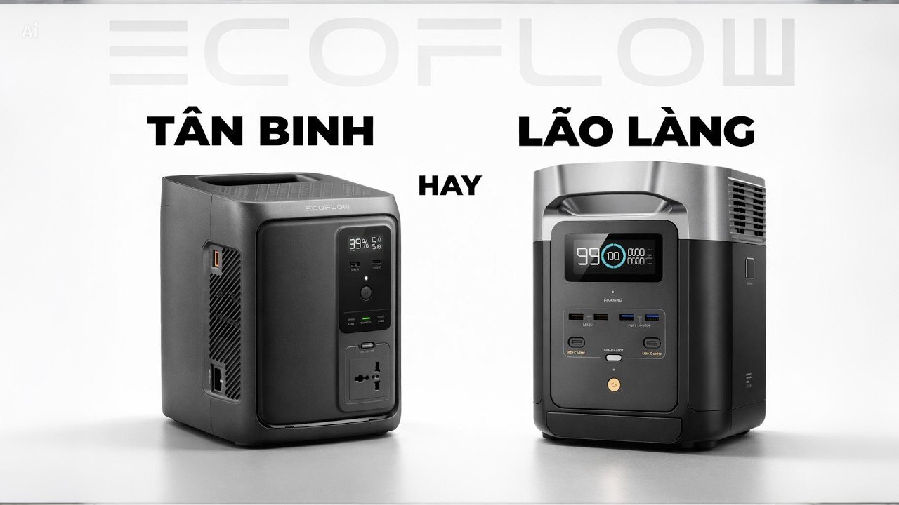 So Sánh EcoFlow Delta 3 Air 1000 vs Delta 2 - Trạm Điện Nào Hơn