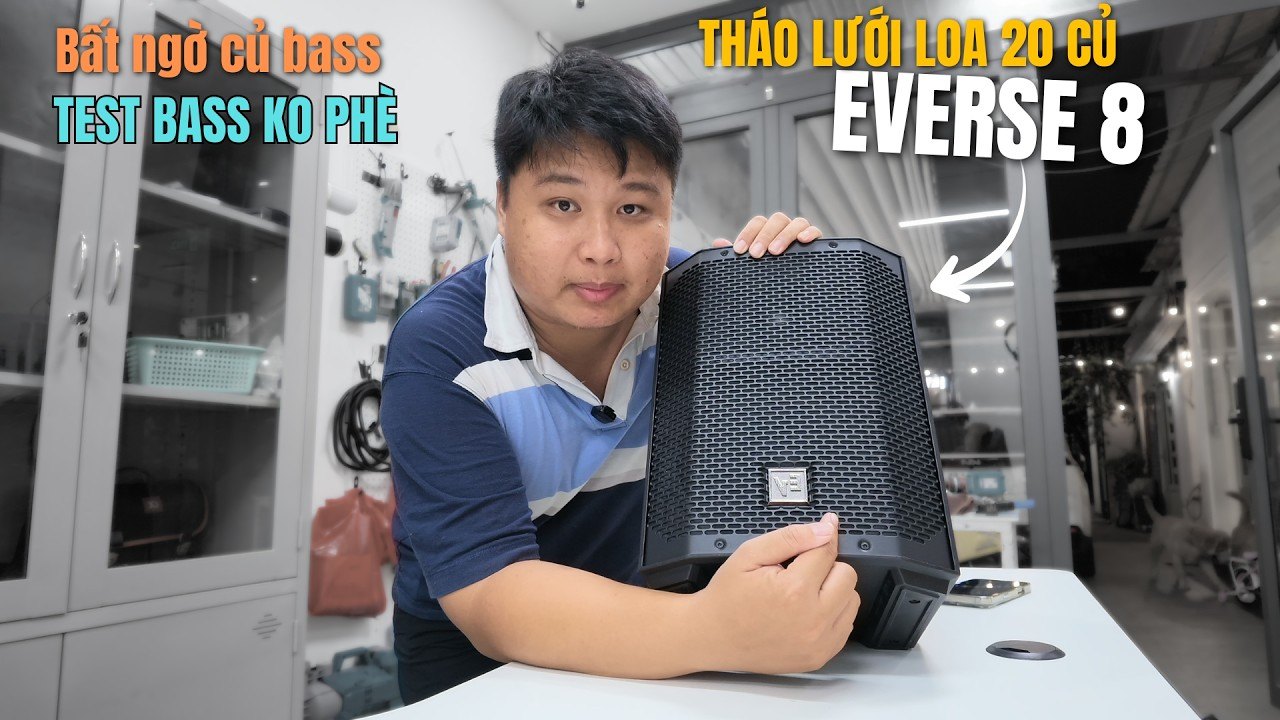 CÁCH THÁO LƯỚI LOA ELECTRO-VOICE EVERSE 8 TRONG 30 GIÂY!