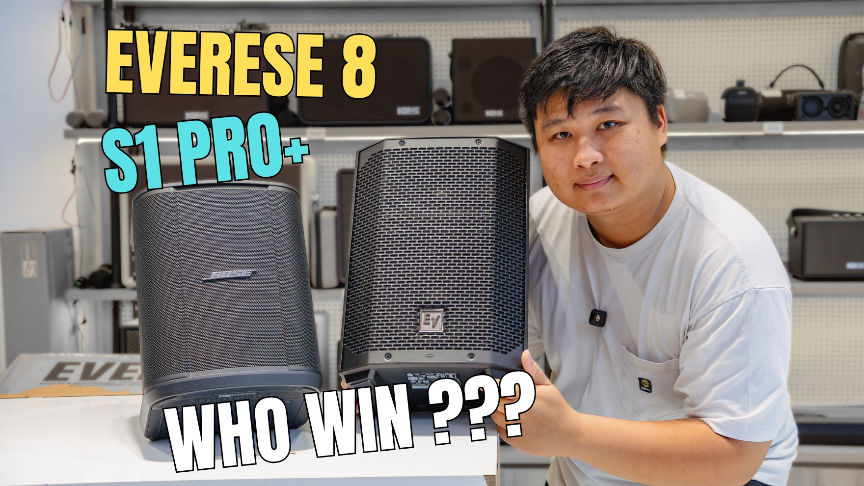 SOLO SPEAKER - BOSE S1 PRO+ VÀ ELECTRO VOICE EVERSE 8 BATTLE SOUND