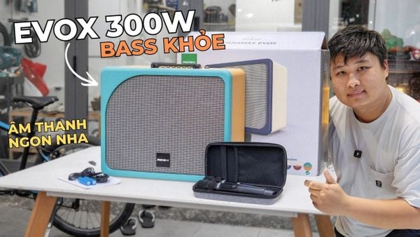 Khui hộp loa karaoke PARAMAX Evox 2026: Bass cực căng, Echo cực mượt