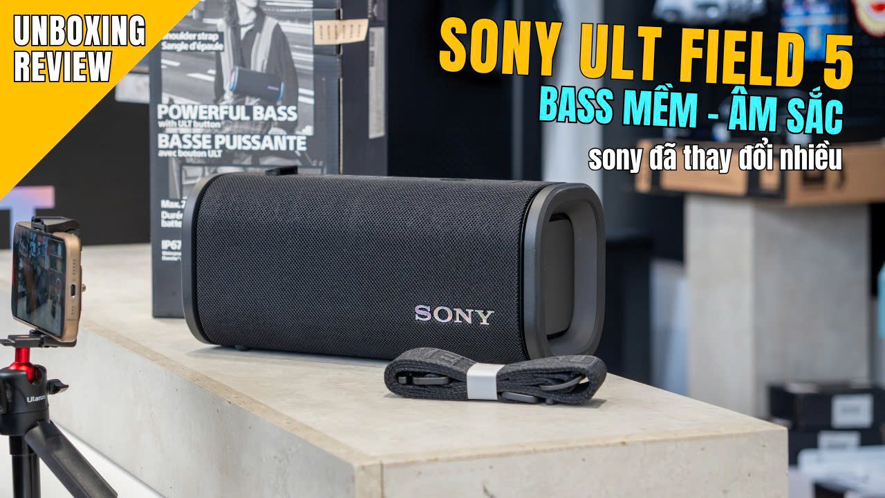 Sony ULT Field 5 UNBOXING & REVIEW - BASS TEST