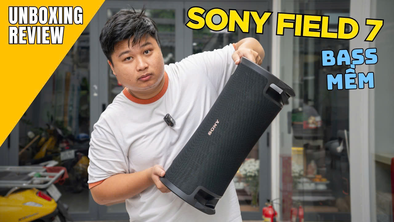 SONY ULT FIELD 7 KHUI HỘP VÀ TRẢI NGHIỆM - LOA BLUETOOTH SONY