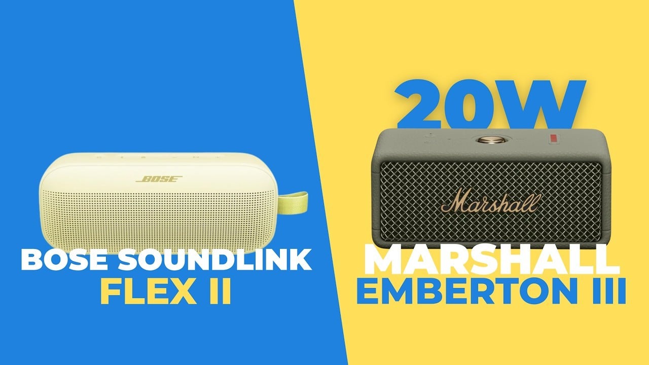 SOLO SPEAKER - Marshall Emberton III vs Bose Soundlink Flex II