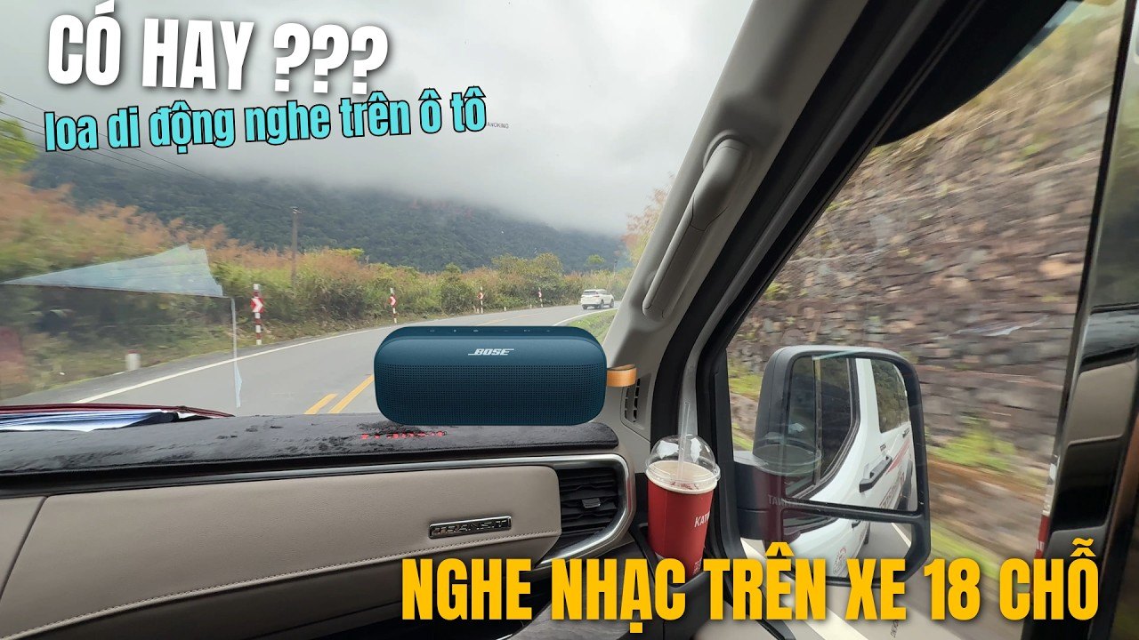 NGHE NHẠC TRÊN XE KHÁCH LOA BOSE FLEX II CÓ ỔN ?