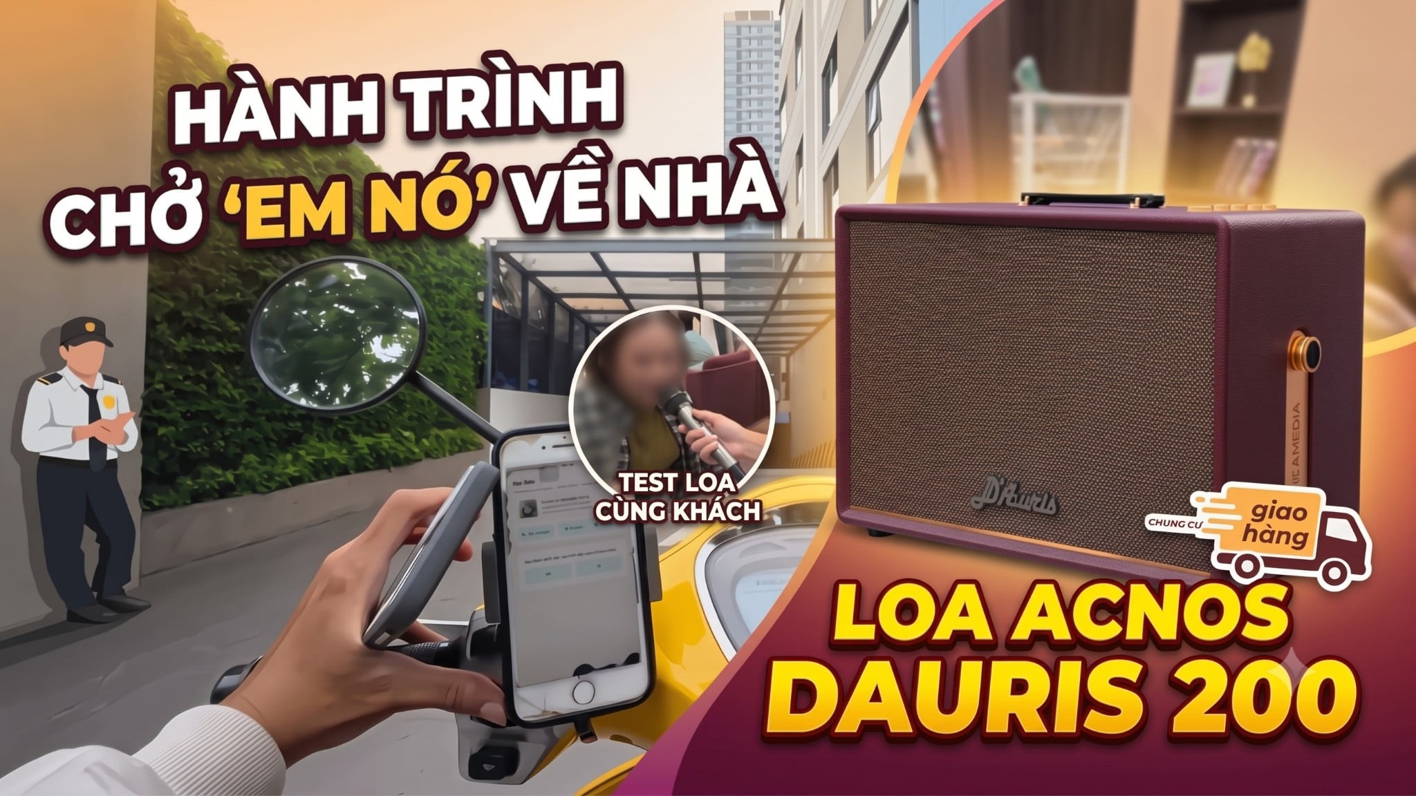 Giao Loa Karaoke Acnos Dauris 200: Trải Nghiệm Tại Chung Cư