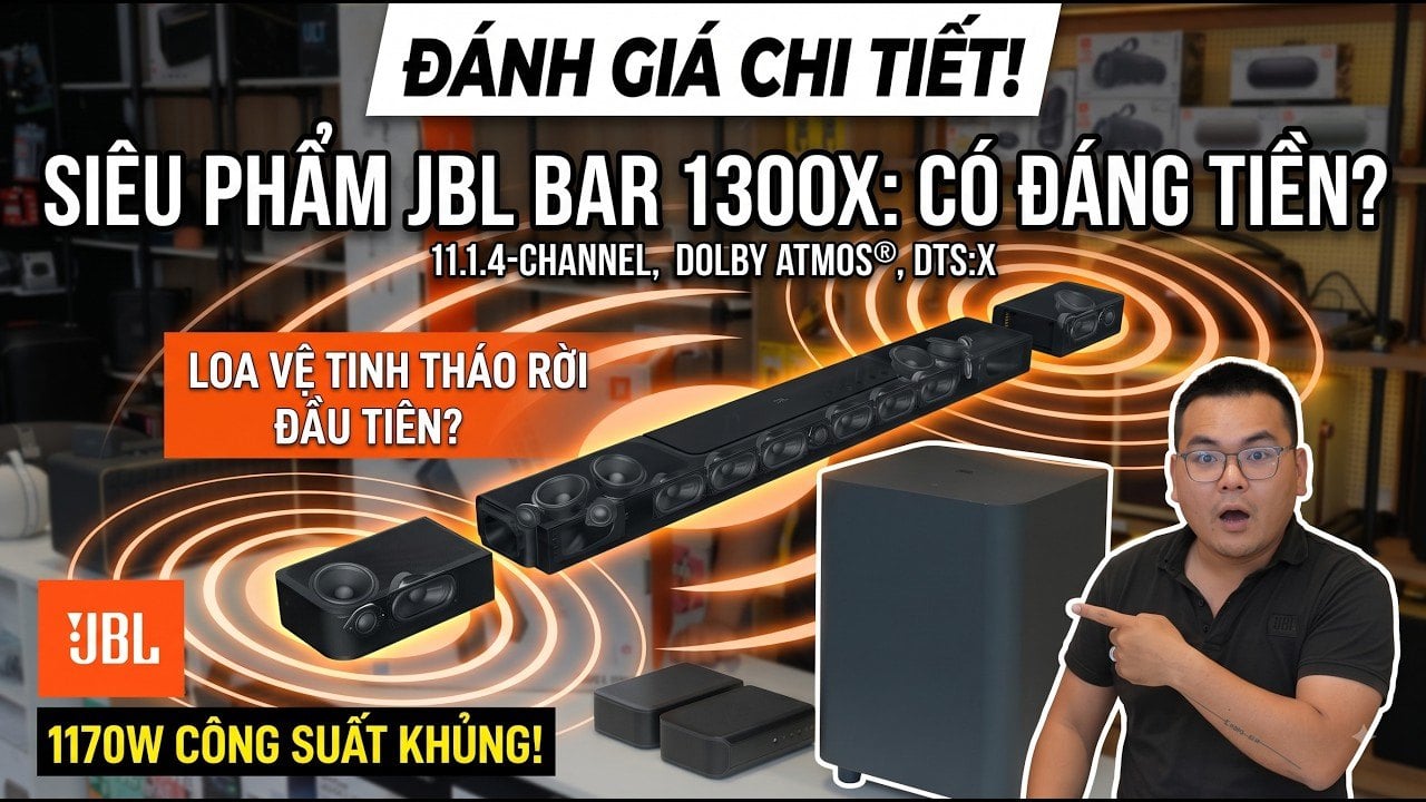 JBL BAR 1300 UNBOXING: ĐỈNH CAO LOA TIVI CÔNG SUẤT 1170W