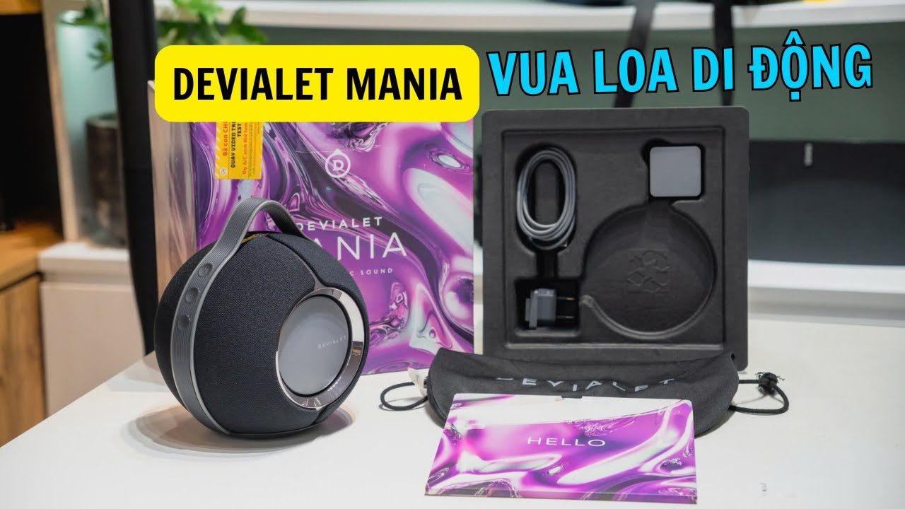Nghe bass loa Pháp Devialet Mania đánh 