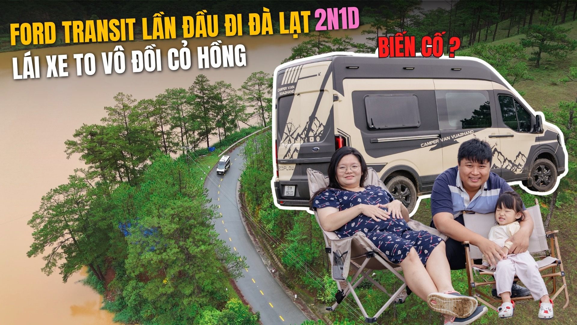 Ford Transit độ Mobile Home lần đầu Camping Đà Lạt