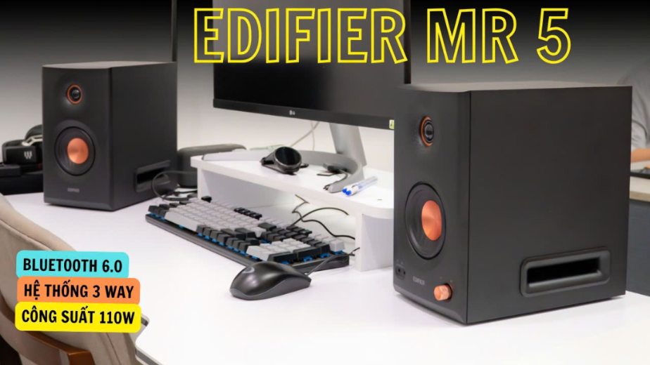 Hệ thống loa Edifier MR5 công suất 110w 3 đường tiếng, Bluetooth 6.0 giá rẻ bất ngờ