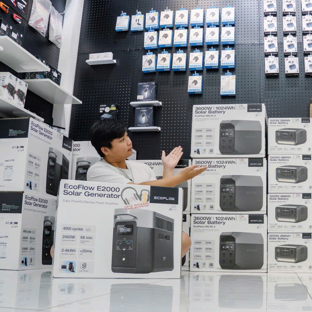 Thông báo về sự thay đổi phụ kiện trong hộp các mã trạm điện Ecoflow