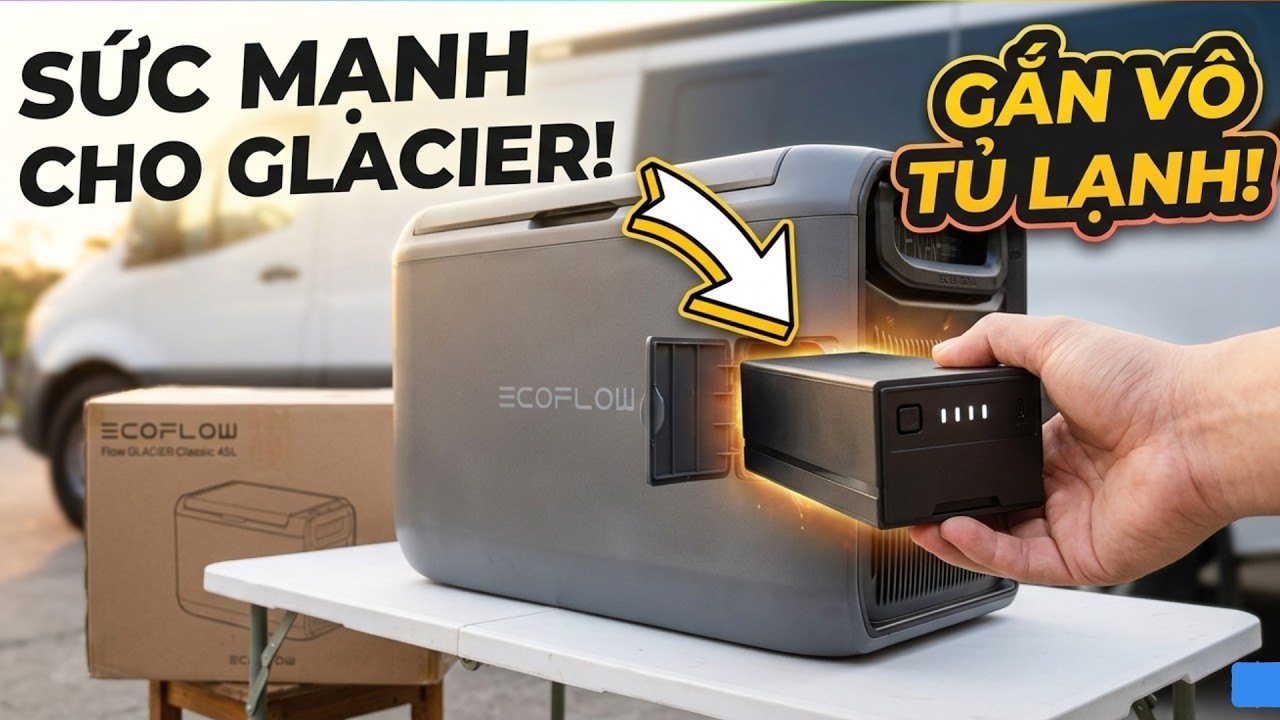 Pin tủ lạnh EcoFlow GLACIER Plug-in Battery - 40H