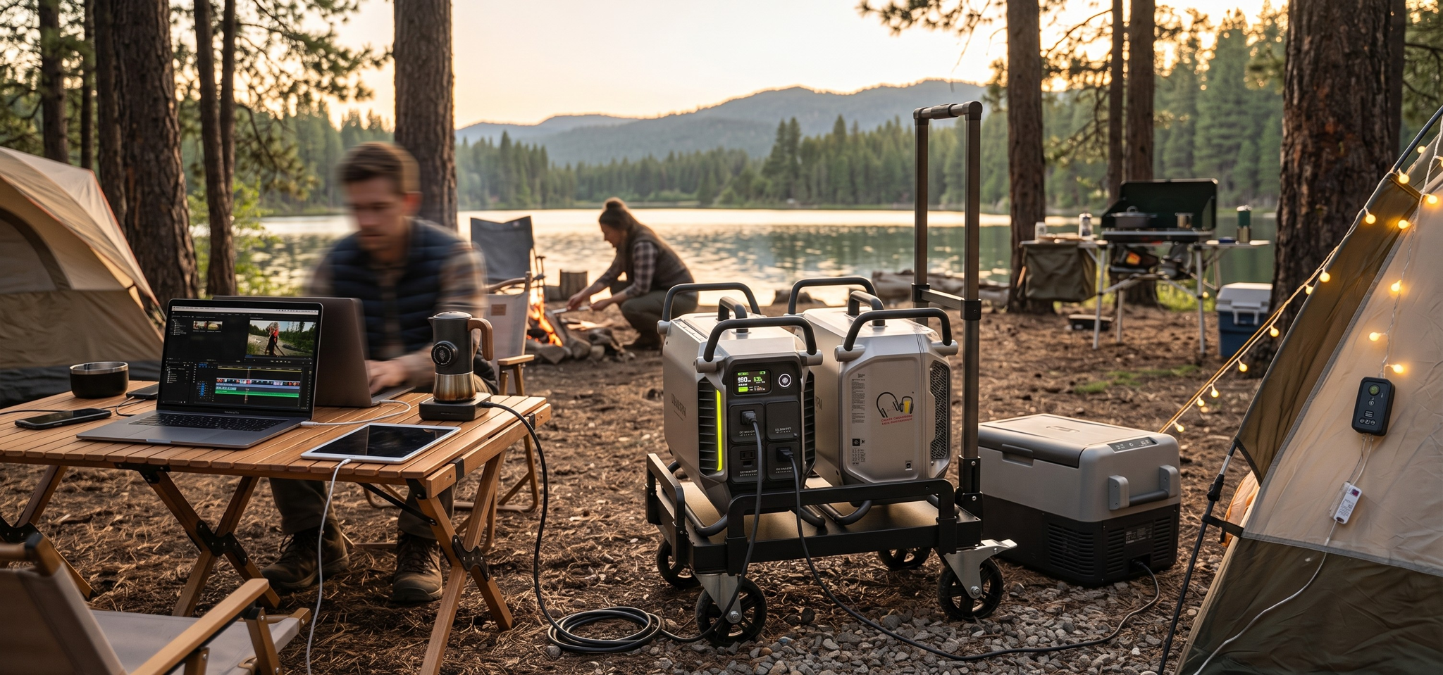 EcoFlow PowerRock 4000: Trạm Năng Lượng Cho Chuyến Camping