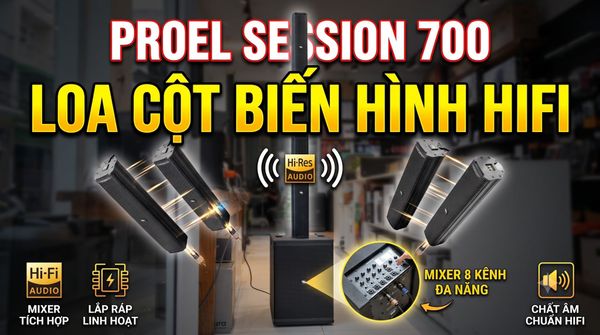 Unboxing Proel Session 700: 