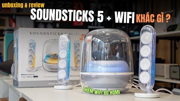 Harman Kardon SoundSticks 5 WiFi: Mở hộp, Test âm thanh & Trải nghiệm