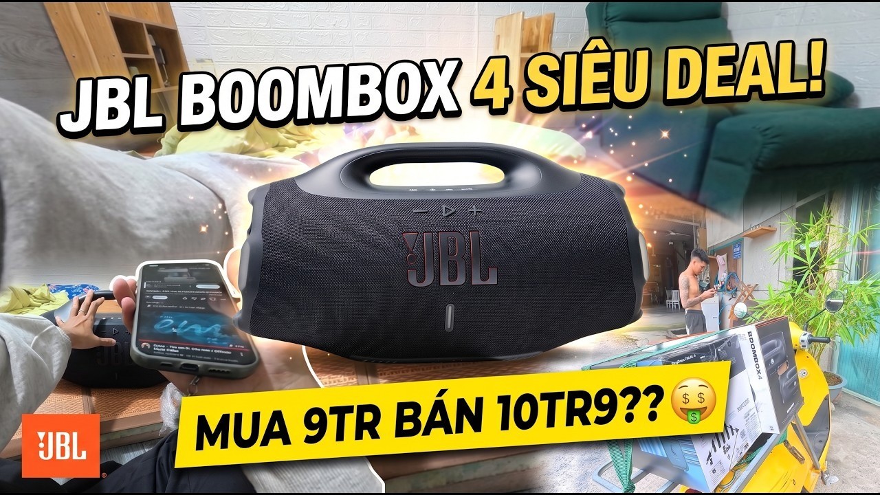 Mua Loa Boombox 4 người lạ - Nhân viên gặp Biến Cô | vua2hand Vlog
