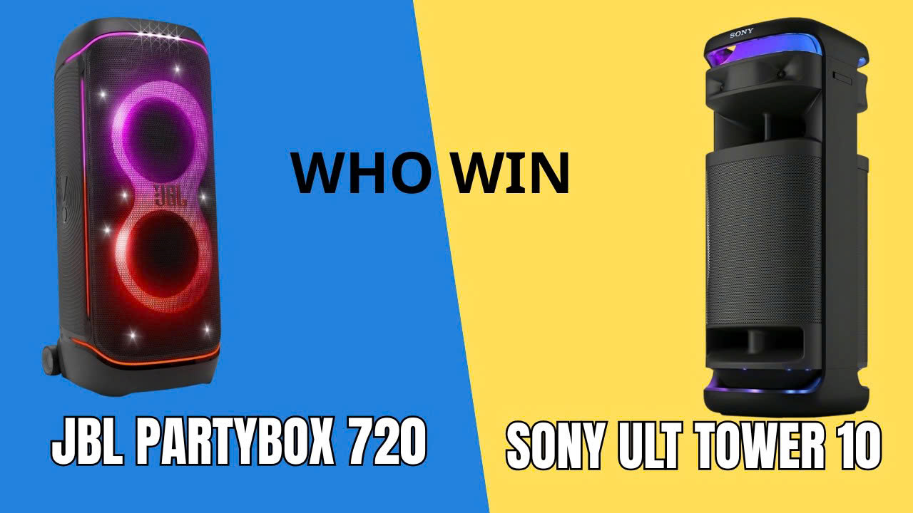 SONY ULT TOWER 10 VS JBL PARTYBOX 720 SOLO SPEAKER