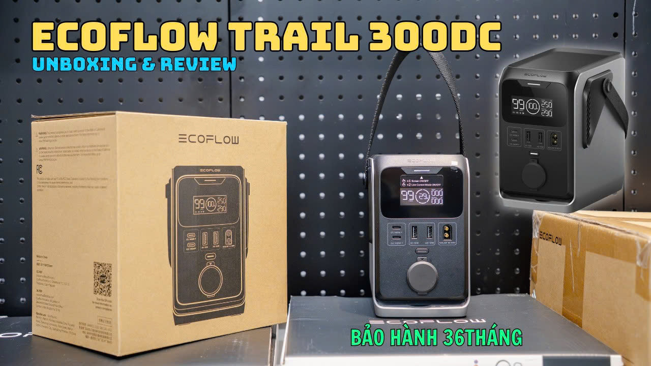Trạm Sạc Di Động Tốt Nhất Cho Camping? | EcoFlow TRAIL 300DC