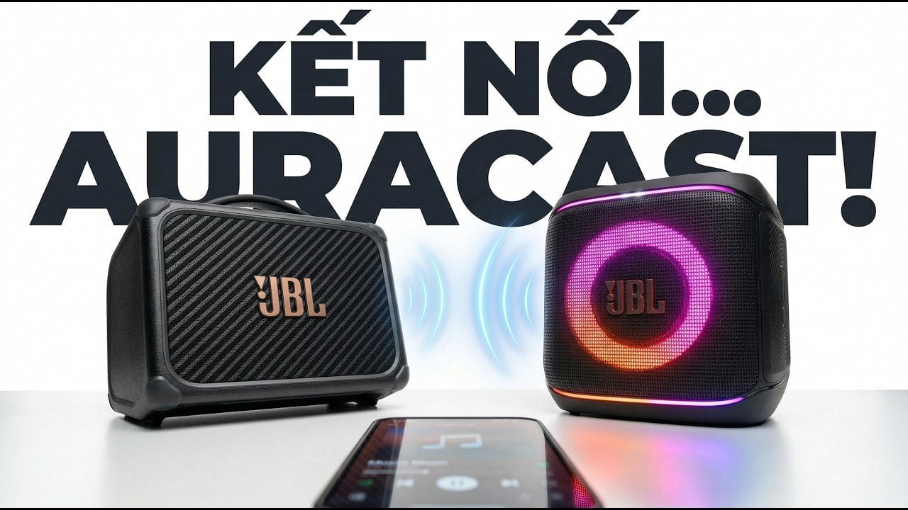 Hướng Dẫn Kết Nối Auracast & Sound Test JBL Bandbox Trio vs Encore 2