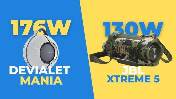 Devialet Mania vs JBL Xtreme 5 so sánh âm thanh - SOLO SPEAKER
