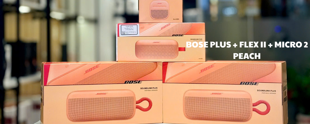 BOSE PLUS + FLEX II + MICRO 2 PEACH